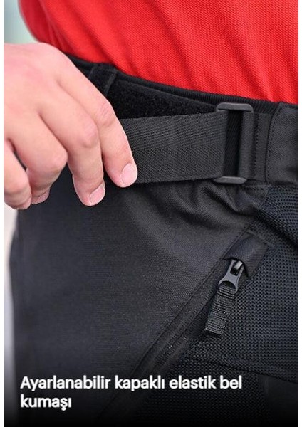 Como Air Korumalı Motosiklet Yazlık Pantolon Siyah modelleri