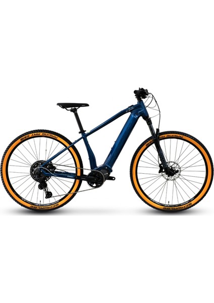 Kifuka x E.e- Mtb - 29 Jant 21'' 53CM ( Xl ) Kadro Kadro Hd Elektrikli Dağ Bisikleti - Mavi / Mor Yeşil
