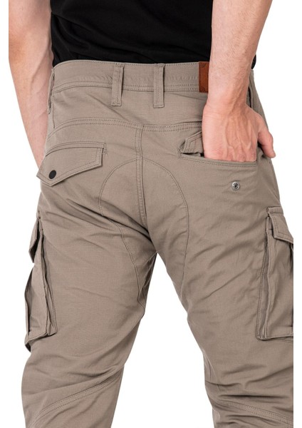 Thebikerjeans Truva Cargo Beige Korumalı Motosiklet Pantolonu Erkek