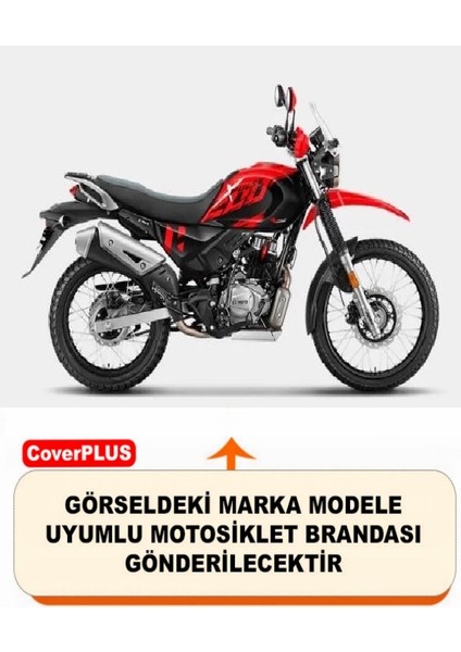 Hero Xpulse 200T Siyah Arka Çanta Uyumlu Motorsiket Brandası Motor Örtüsü Çadır Su Geçirmez Motosiklet Kılıfı Motor Brandası fiyatları