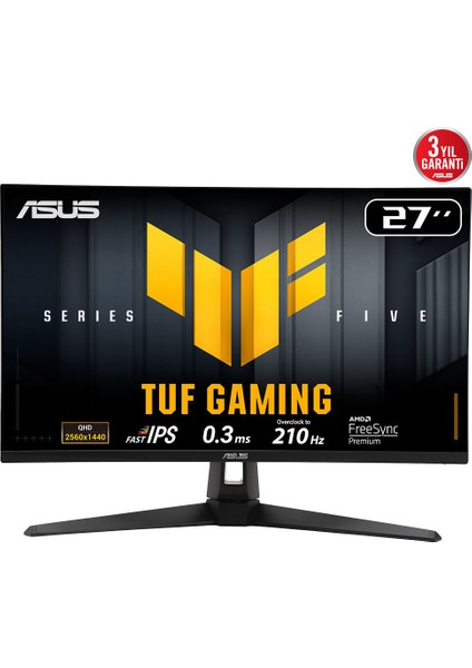 Asus Tuf Gamıng VG27AQ5A 27&quot; 210HZ 0.3ms Monıtor