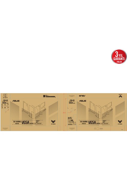 Asus Tuf Gamıng VG27AQ5A 27&quot; 210HZ 0.3ms Monıtor