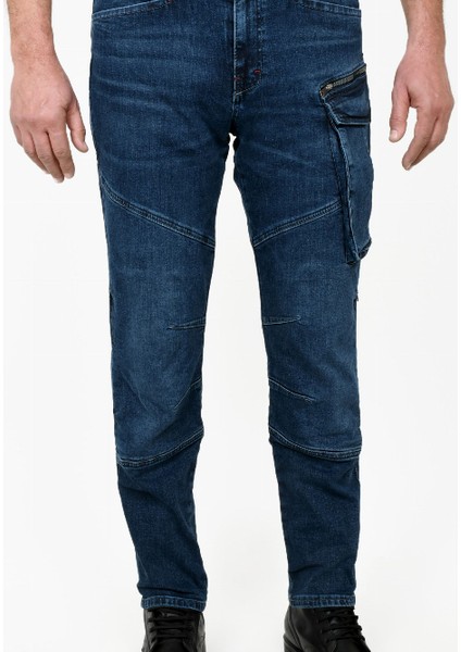 Bora Korumalı Kot Motosiklet Pantolonu Unisex