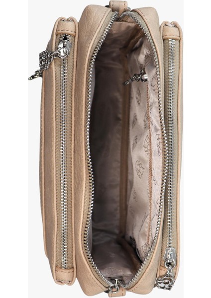 67-7175 Kadın Çarpraz Askılı Çanta-Kum indirimleri