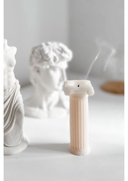 Antik Roma Sütun Dekoratif Mum