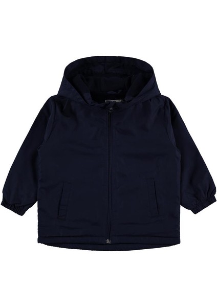Içi Polarlı Basic 2-5 Yaş Yağmurluk - Lacivert 4-5 Yaş
