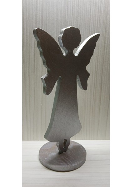 Evlilik Yıl Dönümü Hediyesi Kız Arkadaşa Doğum Günü Hediyesi Ahşap Melek Figürü-Melek-Metalik fiyatları