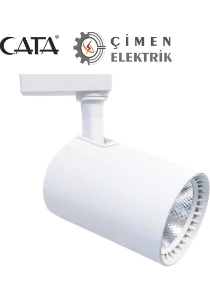 Buğz Cata Ct 5333 Ledli Ray Spot 30W Beyaz Kasa 6400K Beyaz Işık
