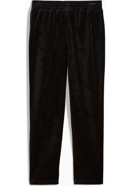 Erkek Ess Elevated Velour Şeritli Eşofman Altı - Siyah indirimleri