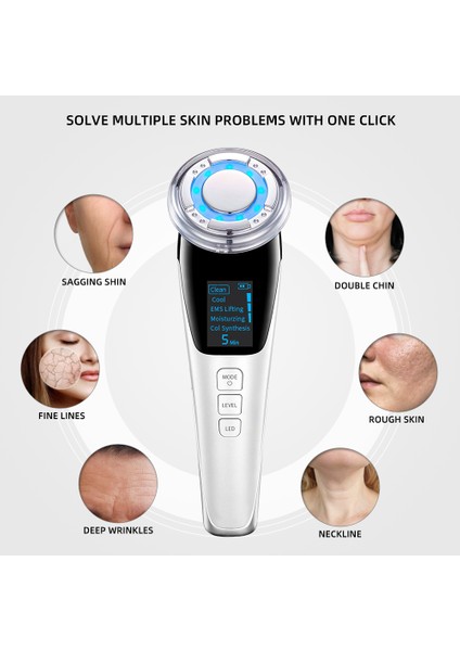 Cilt Bakım ve Peeling Cihazı Cilt Sıkılaştırma Nemlendirme Cihazı Cilt Gerdirme Kolojen Cihazı fiyatları