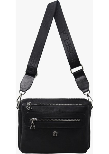 67-7175 Kadın Çarpraz Askılı Çanta - Siyah