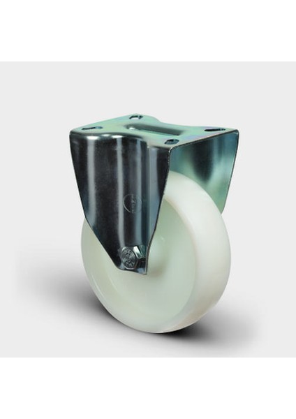 EM02ZKZ125 Sabit Maşalı Poliamid Tekerlek ÇAPI:125 160 kg Taşır