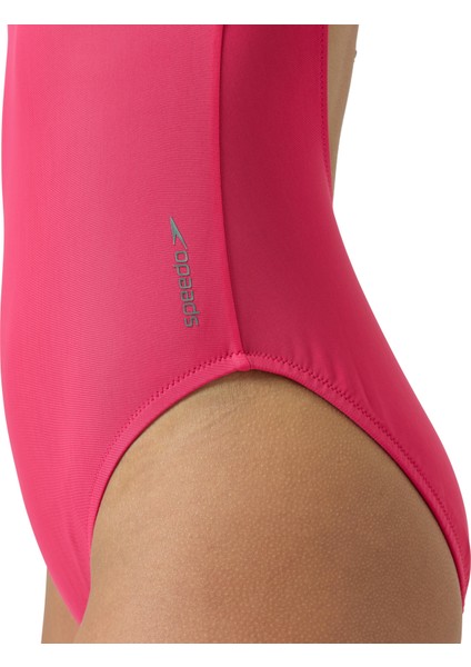 Solid Racerback Kadın Yüzücü Mayosu