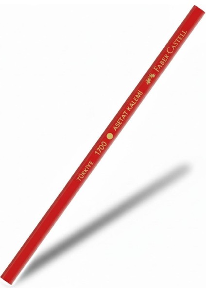 1700 Kurşun Asetat Kalemi Kırmızı 12 Adet fiyatları