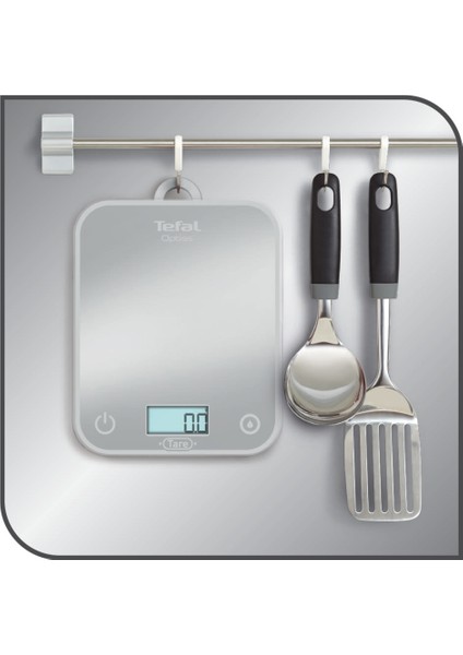 Optiss Gümüş Elektronik Mutfak Tartısı