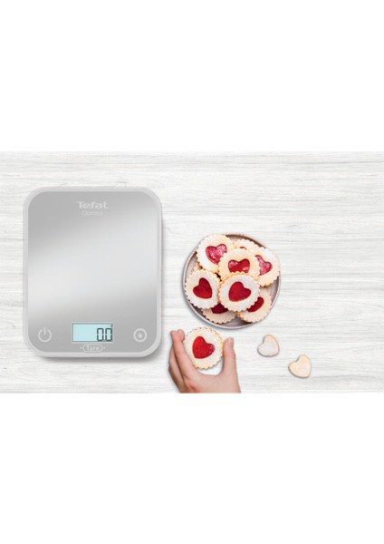 Optiss Gümüş Elektronik Mutfak Tartısı