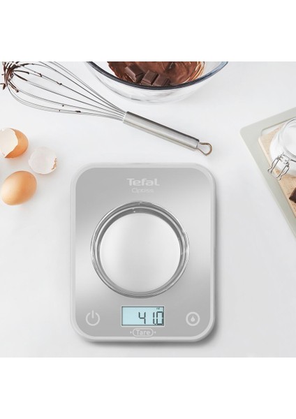 Optiss Gümüş Elektronik Mutfak Tartısı
