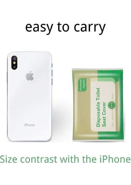 Hijyenik Su Da Çözünebilir Kullan-At Klozet Kapağı Örtüsü 10 Lu Paket