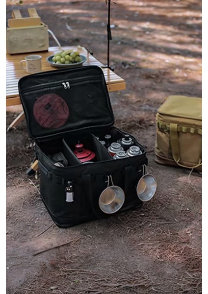 Gr1 Black 4'lü Mega Kamp Malzeme Çantaları Seti modelleri
