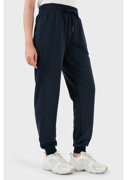 Pamuklu Relaxed Fit Lastikli Paça Jogger Pantolon Bayan Pantolon EW001938 AF15363 UB101 fırsatları