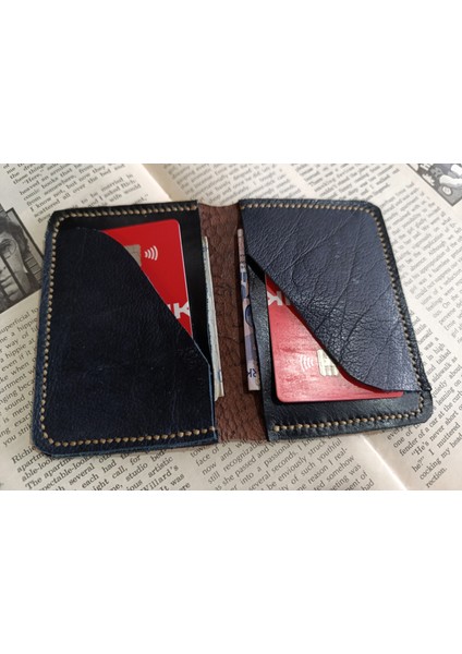 Hakiki Deri Üst Kalite Tamamen El Emeği Minimalist Cüzdan 15.5X10.5 cm BB40 fiyatları