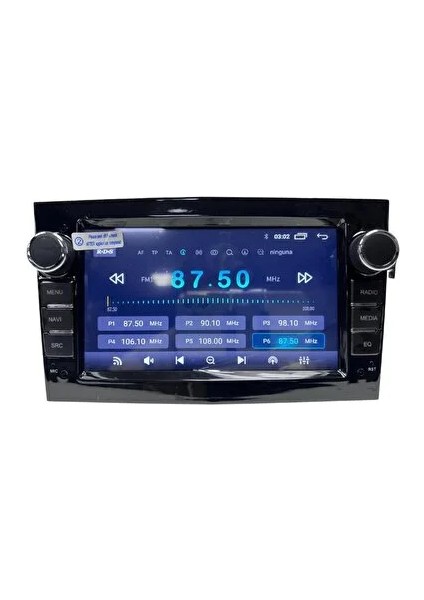 Opel Antara (2004-2012) Android 14 Carplay Navigasyon Multimedya - 4gb Ram 64GB Hdd-Piano Black - CLLG24066