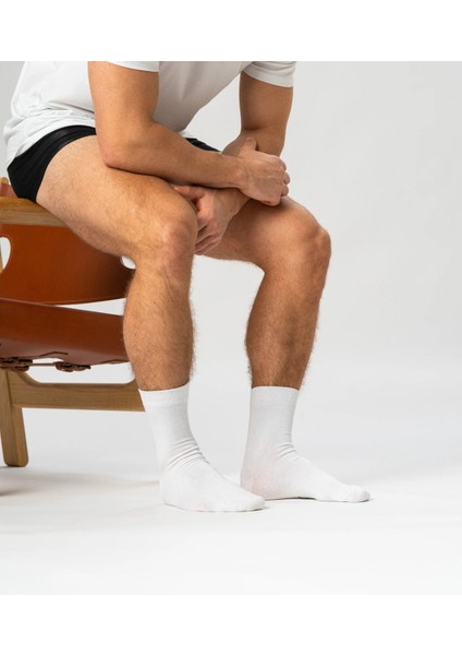 Erkek Beyaz Bambu Çorap 6'lı Premium Kutu indirimleri