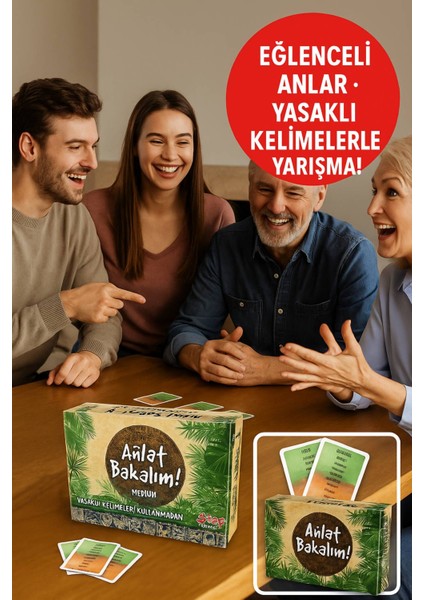 Anlat Bakalım Medium Yasaklı Kelimeler Oyunu – Aile ve Arkadaşlar Için Eğlenceli Kelime Yarışı