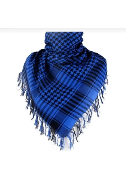 Pamuklu Puşi , Poşu, Kefiye Beyaz Şal 100X100