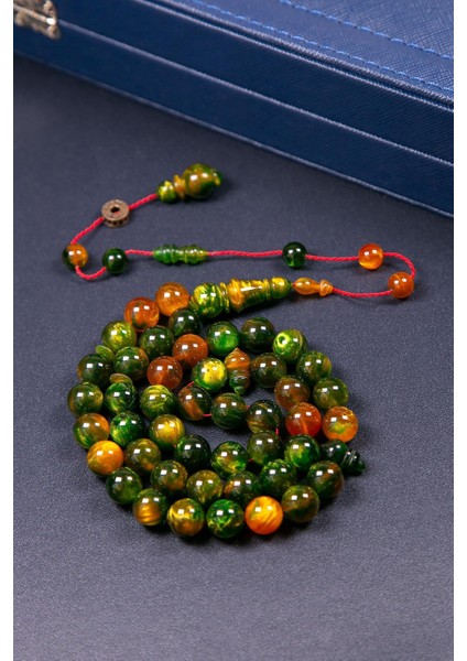 Dalgalı Yeşil Özel Seri 45 Taneli Bakalit Sıkma Tesbih fırsatları