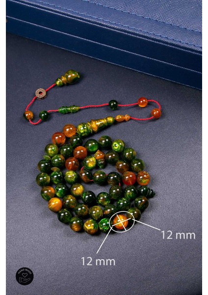 Dalgalı Yeşil Özel Seri 45 Taneli Bakalit Sıkma Tesbih indirimleri