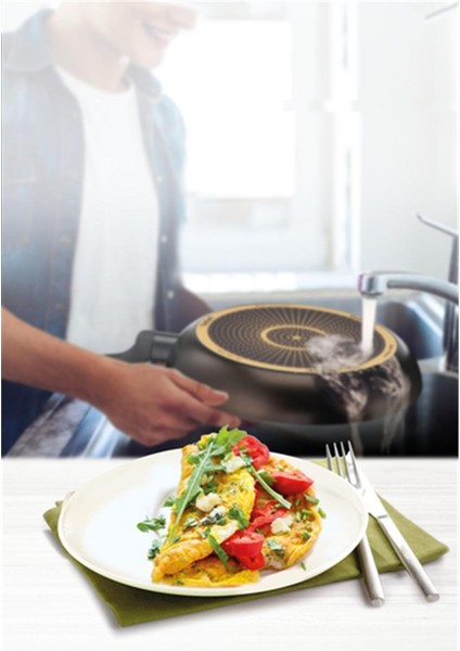 Titanyum 1x Simplecook Difüzyon Tabanlı Tava - 26 cm