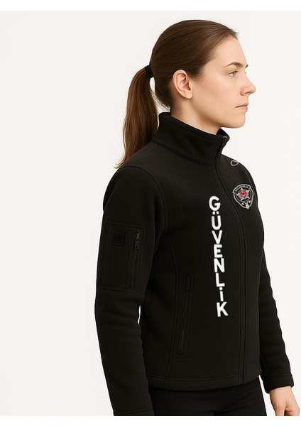 Kadın Nakış Işlemeli 5 Cepli Önden Yazılı Kışlık Güvenlik Poları modelleri