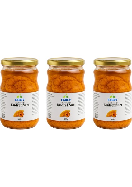 Neşe Natural Zeytinyağlı Kudret Narı 300 gr x 3 Adet