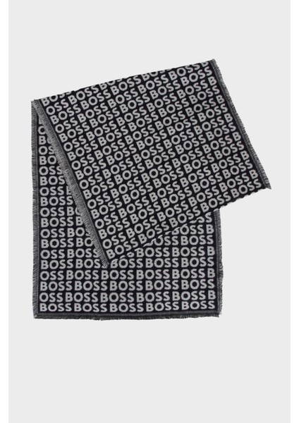 41 x 185 cm Logolu Çift Taraflı Şal Erkek Şal 50518661 405