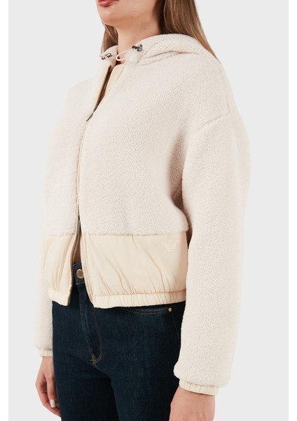 Yumuşak Dokulu Regular Fit Kapüşonlu Mont Bayan Mont EW001371 AF16465 U1144 fırsatları