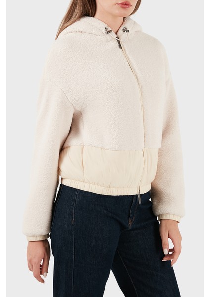 Yumuşak Dokulu Regular Fit Kapüşonlu Mont Bayan Mont EW001371 AF16465 U1144 indirimleri