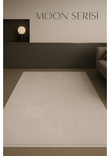 Moon Serisi Kolay Temizlenir Toz Yapmaz Modern Akrilik Halı