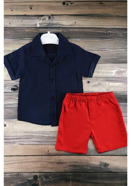 Erkek Çocuk Ince Yazlık Kısa Kollu Gömlek Saten Şortlu 2li Takım Bayramlık Takım/tam Kalıp modelleri