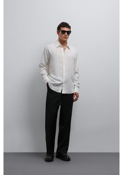 Ekru Teknik Regular Fit Erkek Gömlek fiyatları