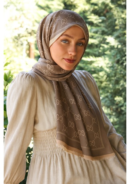 G Desen Kaşmir Ipek Çift Taraflı Şal