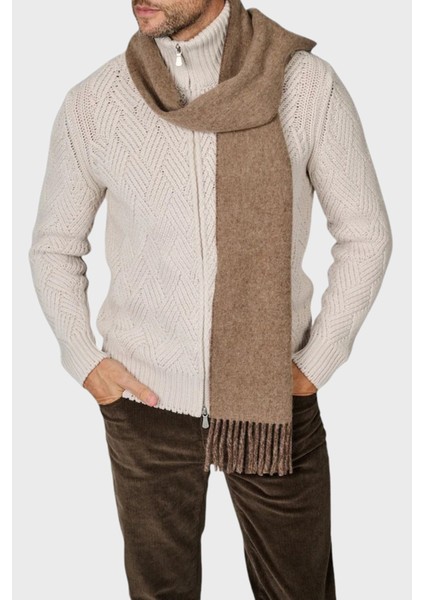 Yün ve Kaşmir Karışımlı Regular Fit Dik Yaka Fermuarlı Hırka Erkek Hırka 10155 19654 113 modelleri