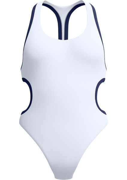 Jetstream Solid Bound Cut Out Kadın Yüzücü Mayosu