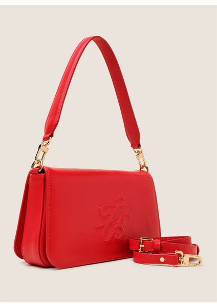 Kırmızı Kadın Omuz Çantası 9108 modelleri