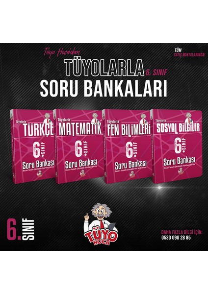 Tüyolarla Matematik 6. Sınıf Soru Bankası fiyatları