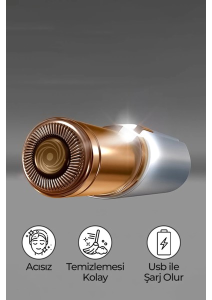 Buğz Flawless Yüz Tüy Temizleyici Şarjlı Epilasyon Aleti