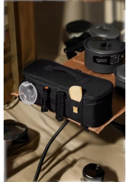 Gr1 Black 3'lü Kamp Malzeme Çantası Seti