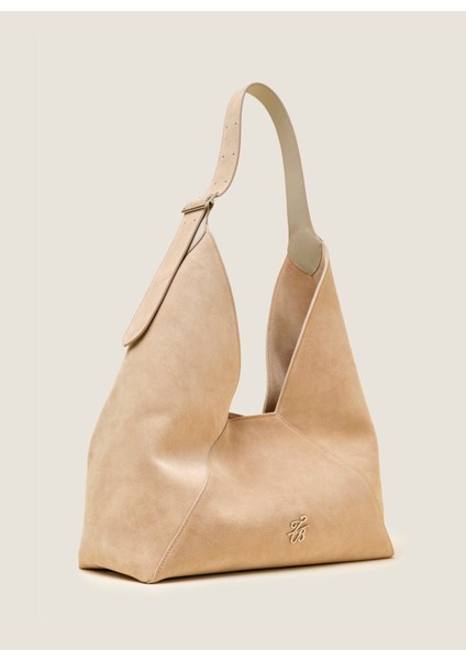 Bej Kadın Omuz Çantası 25FW348 modelleri