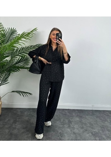 2'li Takım Gömlek Pantolon