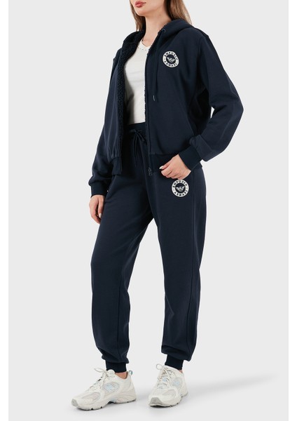 Pamuklu Relaxed Fit Kapüşonlu Içi Yumaşak Tüylü Fermuarlı Sweat Bayan Sweat EW001935 AF15363 UB101 fiyatları